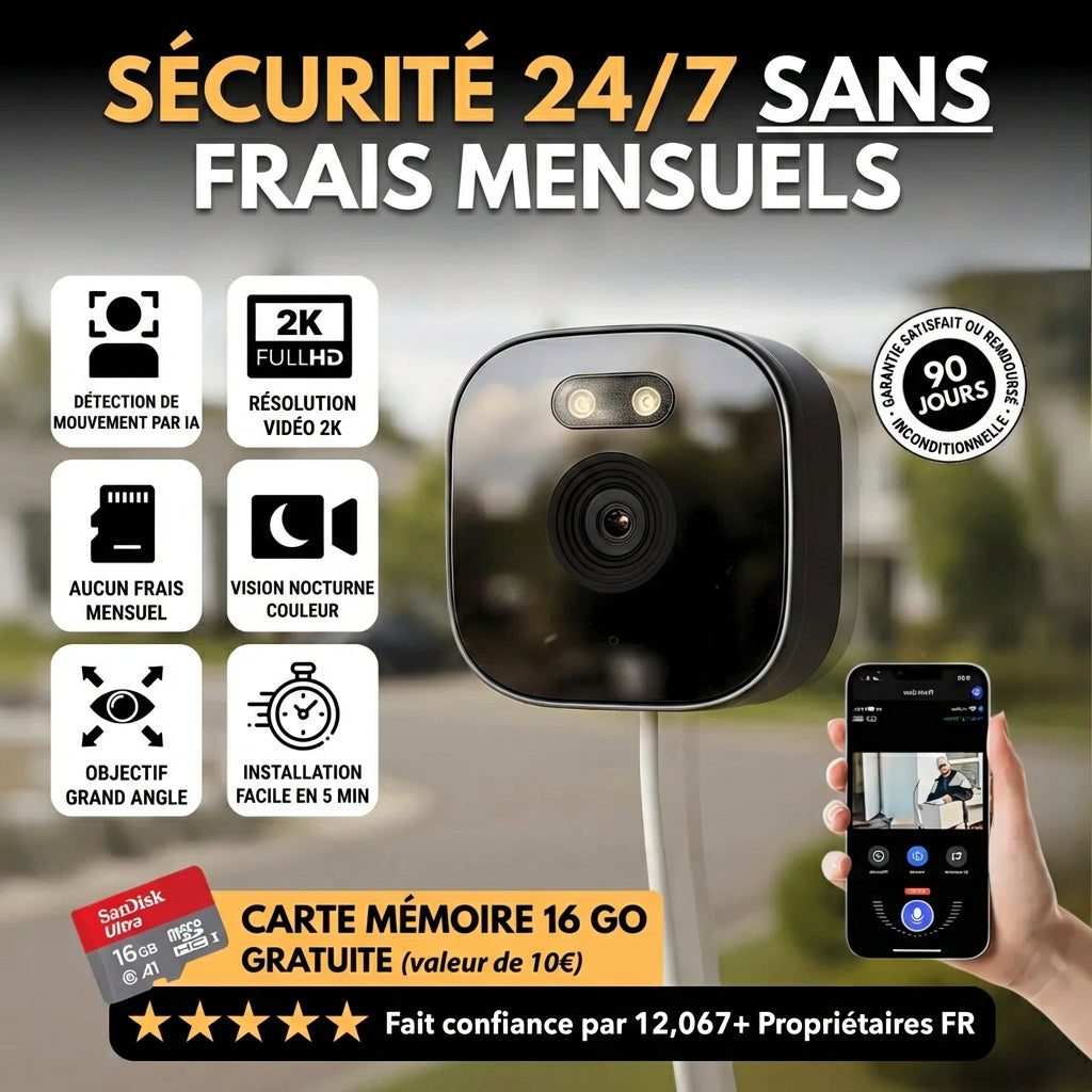 SafeView™ — La caméra invisible qui filme tout, même en pleine nuit. Testez-la 90 jours.