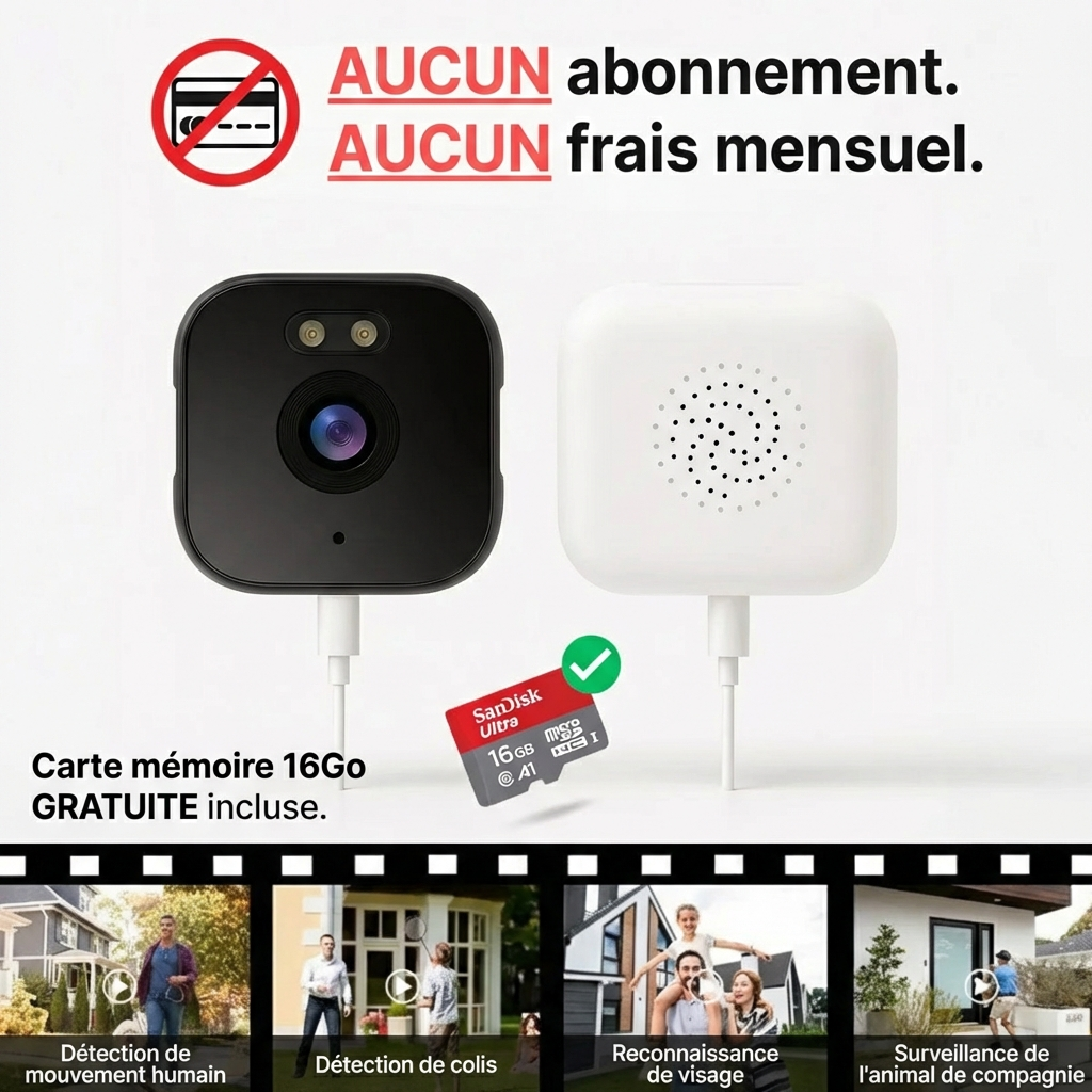 SafeView™ — La caméra invisible qui filme tout, même en pleine nuit. Testez-la 90 jours.